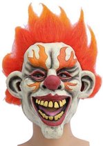 Halloween - Latex horror masker enge clown flames