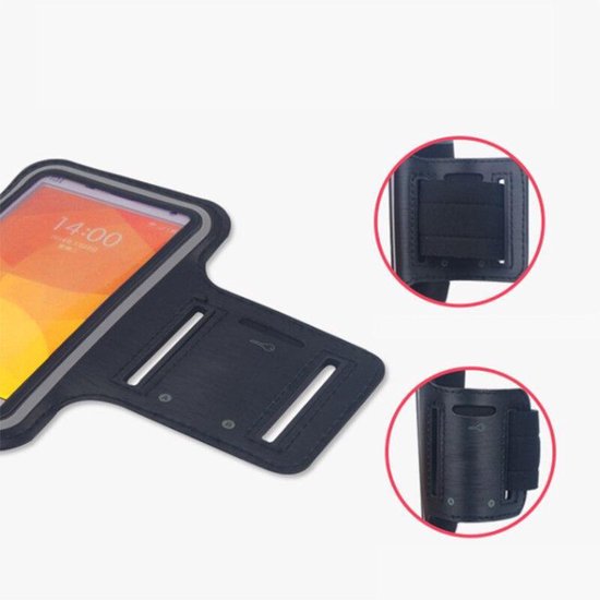 Handige Mobielhouder Arm Voor Hardlopen - Paars - Joggen - Rennen - Telefoonhouder - Muziek - Armband - Sportarmband - Trainen - Fitness