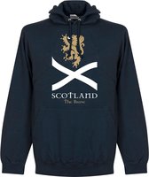 Schotland The Brave Hooded Sweater - Navy - Kinderen - 128