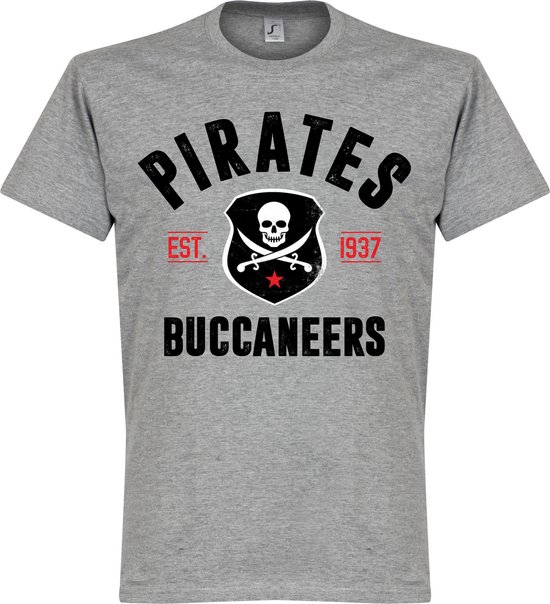Pirates Established T-Shirt - Grijs - S