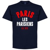 Paris Saint Germain Established T-Shirt - Navy - XL