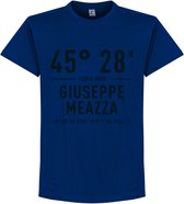 Inter Milan Giuseppe Meazza Coördinaten T-Shirt - Blauw - L