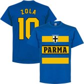 Parma Zola 10 Retro Stripe T-Shirt - Blauw - L