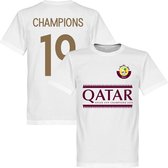 Qatar 2019 Asian Cup Winners T-Shirt - Wit - XXL