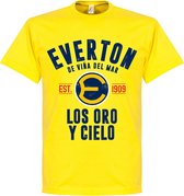 Everton de Chile Established T-Shirt - Geel - XL
