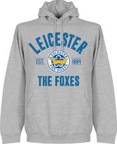 Leicester Established Hoodie - Grijs - M