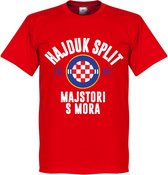 Hajduk Split Established T-Shirt - Rood - 4XL