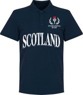 Schotland Rugby Polo - Navy - XXXXL
