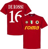 AS Roma De Rossi 16 Team T-Shirt - Rood - S