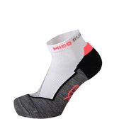 Mico Woman Running Socks Argento XT2 licht gewicht wit/fucsia maat S