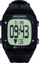 Sigma ID Run HR - GPS Sporthorloge met polshartslagmeting - zwart