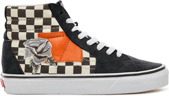 bol.com | Vans Sneakers - Maat 36 - Vrouwen - zwart/ wit/ oranje