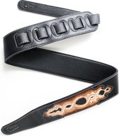 Fame Garment Leather Serpent Black - Gitaarband