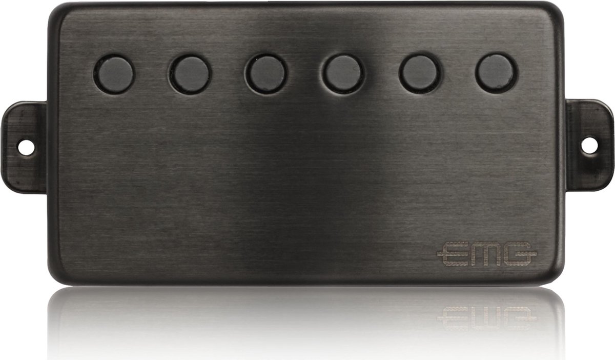EMG 66-N Humbucker Brushed zwart Chrom - Humbucker pickup voor gitaren
