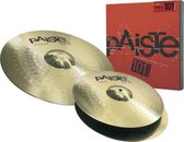Paiste 101 Brass Cymbal Set Essential 13" HiHat, 18" Crash Ride - Bekken set