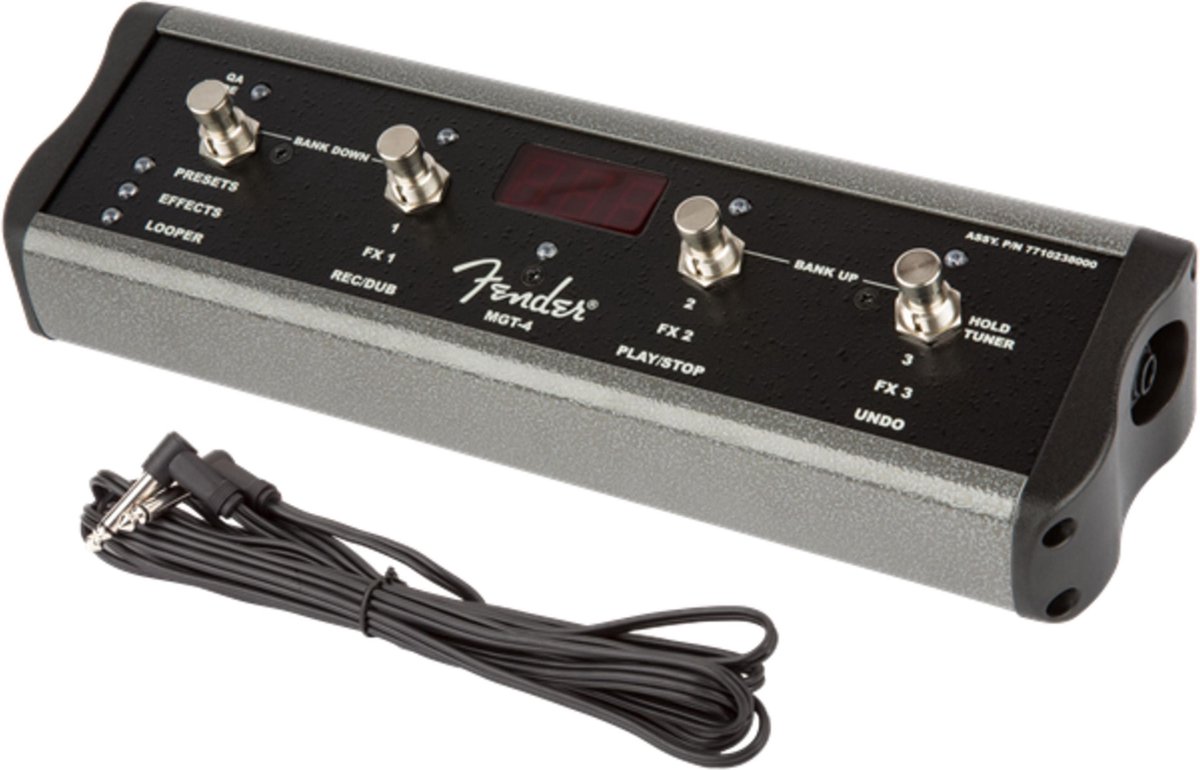 Fender MGT-4 Footswitch Mustang GT Series - Voetschakelaar voor gitaarversterkers