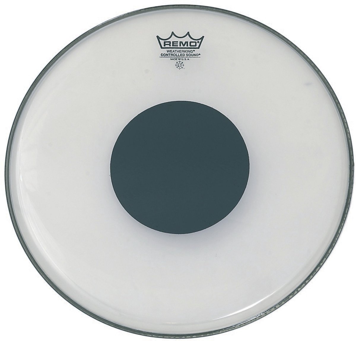Remo CS Ambasador Clear 8", zwart Dot, Tom Batter - Tom vel