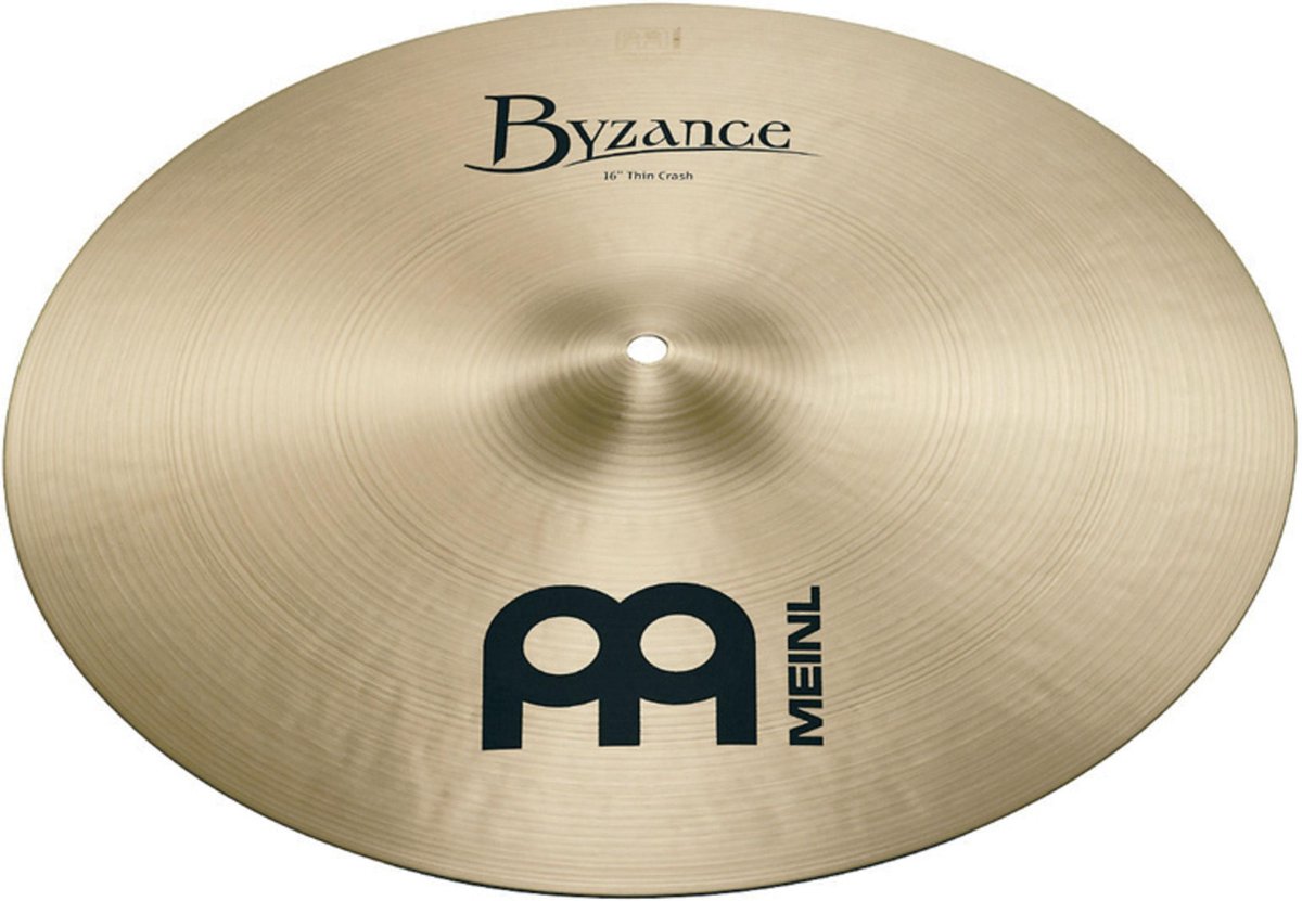 Meinl Byzance Thin Crash 16", B16TC, Traditional Finish - Crash bekken