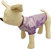 Oriental jas violet voor de hond - XL ( rug lengte 35 cm, borst omvang 48 cm, nek omvang 34 cm )