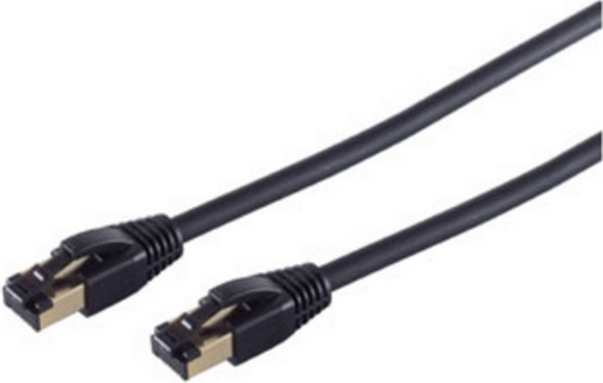 shiverpeaks BS08-41025 netwerkkabel 1 m Cat8 F/FTP (FFTP) Zwart