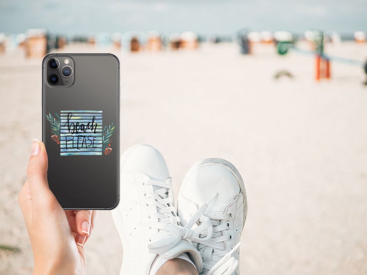 Apple iPhone 11 Pro Max Telefoonhoesje met Naam Boho Beach