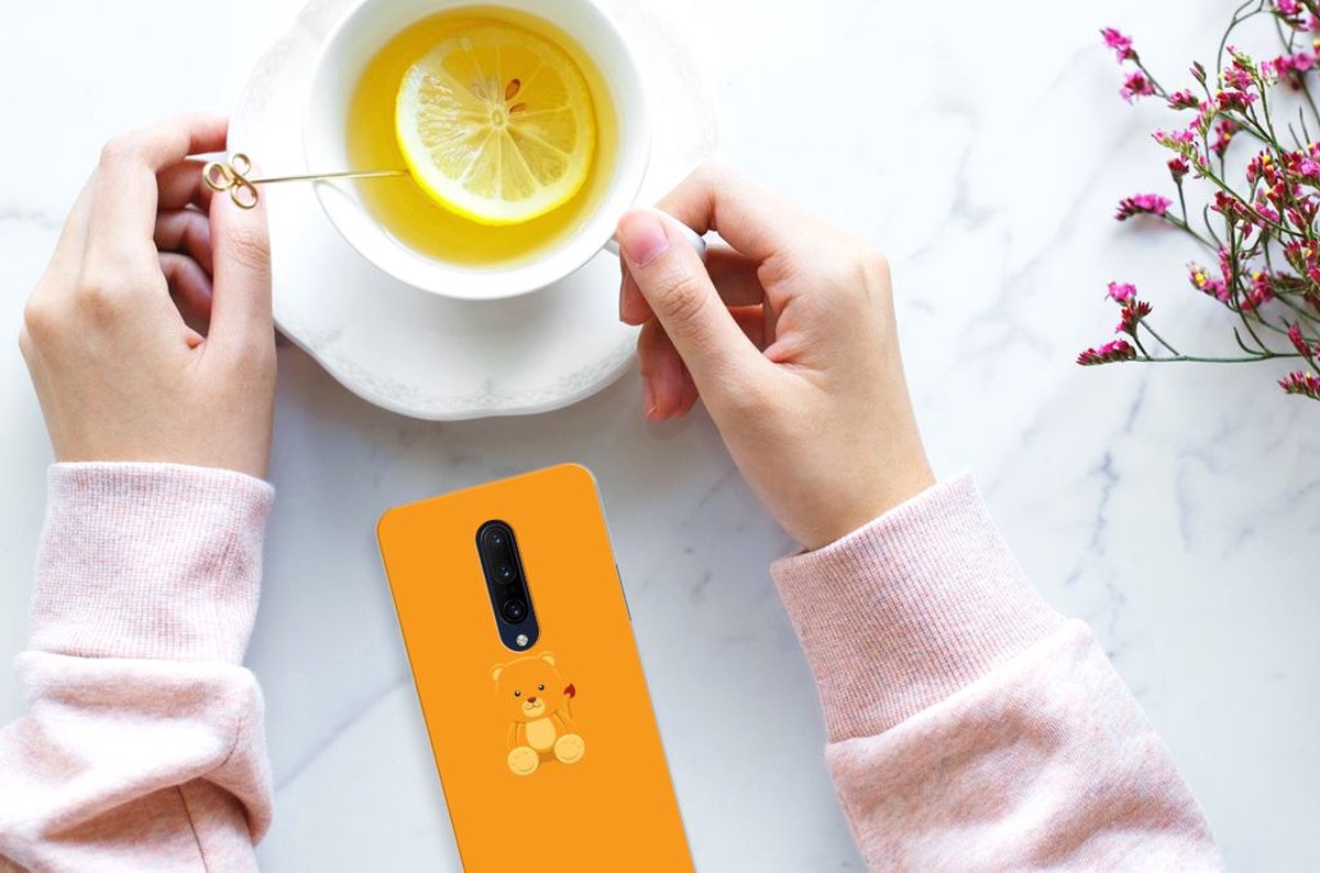 OnePlus 7 Pro Telefoonhoesje met Naam Baby Beer