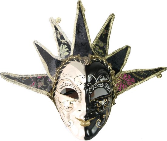 Groot Venetiaans masker – Gebroken Beige kleur - carnaval – feest-  evenement – thema –... | bol.com