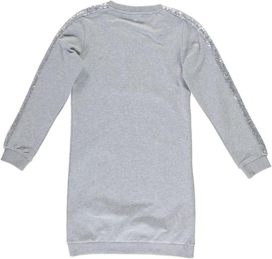 Someone grijze sweaterjurk - Maat 152 | bol.com