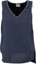 Vero moda stevige blauwe party top polyester - Maat S