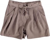 Broadway dark taupe hoge taille short - Maat XS