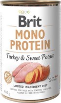 BRIT Mono Protein Kalkoen 6 x 400 gram