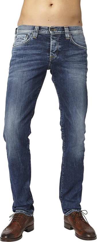 Pepe Jeans Spijkerbroek Cane Donkerblauw Slim Fit - 33-32 | bol.com