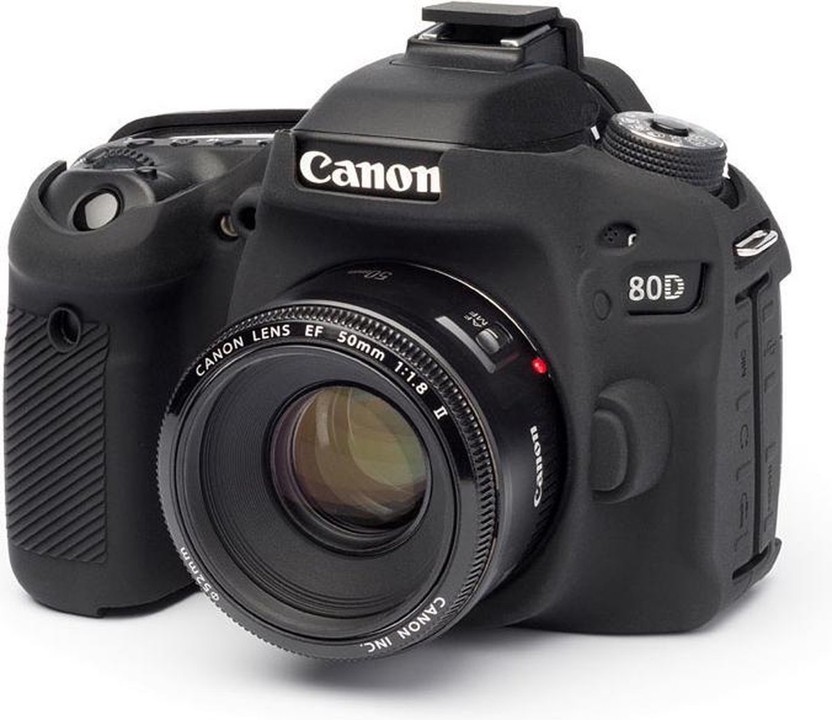 EasyCover Body Cover For Canon 80D Black