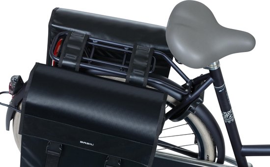 Basil Urban Load Dubbele fietstas - Zwart - 48 Liter van Basil — afbeelding 4