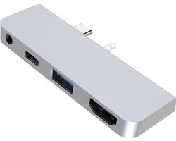 Hyper USB-C hub for Surface go – Zilver
