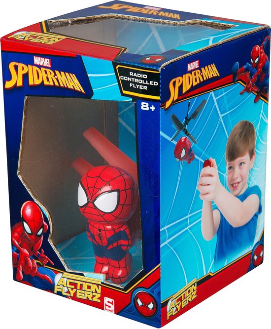 Gift Marvel Spiderman R/C Action Flyerz Spider-Man Helicopter Kids Boys Toy 8 