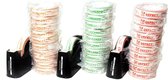 GafferGear 10 x Checked, Defect, Incomplete en 3 x dispenser