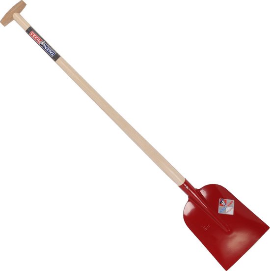 Talen Tools - Betonschop - Gehard staal - Rood - Essenhouten steel - 100 cm van Talen Tools — afbeelding 2