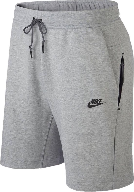 Bijzettafeltje naar voren gebracht zingen Nike Sportswear Tech Fleece Short Sportbroek casual - Maat S - Mannen -  grijs | bol.com