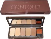 Beauty Creations More Contour Face Palette - 5 Shades + Brush  - CT01