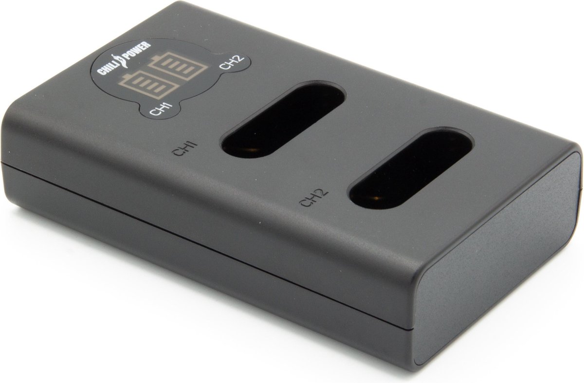 ChiliPower Sony NP-BX1 dubbellader voor 2 camera accu's (tegelijk)