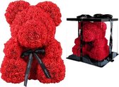 Sargon Love Teddy Beer Met Giftbox - 30cm - Moederdag Cadeautje - Rose Bear - Rose Teddy - Liefde - Moederdag - Verjaardag