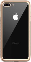 GadgetBay LEEU Design Gold doorzichtig TPU hoesje iPhone 7 Plus 8 Plus - Goud
