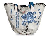 Elephant Strandtas Dragon | Recyclede cementzakken | Upcycled | Duurzaam