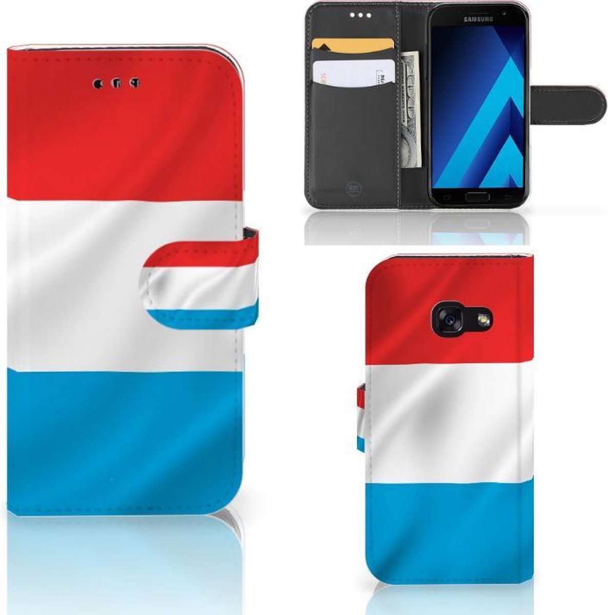 Samsung Galaxy A3 2017 Bookstyle Case Luxemburg