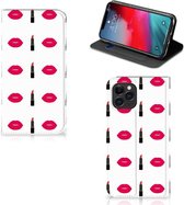 iPhone 11 Pro Hoesje met Magneet Lipstick Kiss