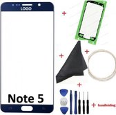 LCD touch glas Geschikt voor Samsung Galaxy Note 5 reparatie set Wit