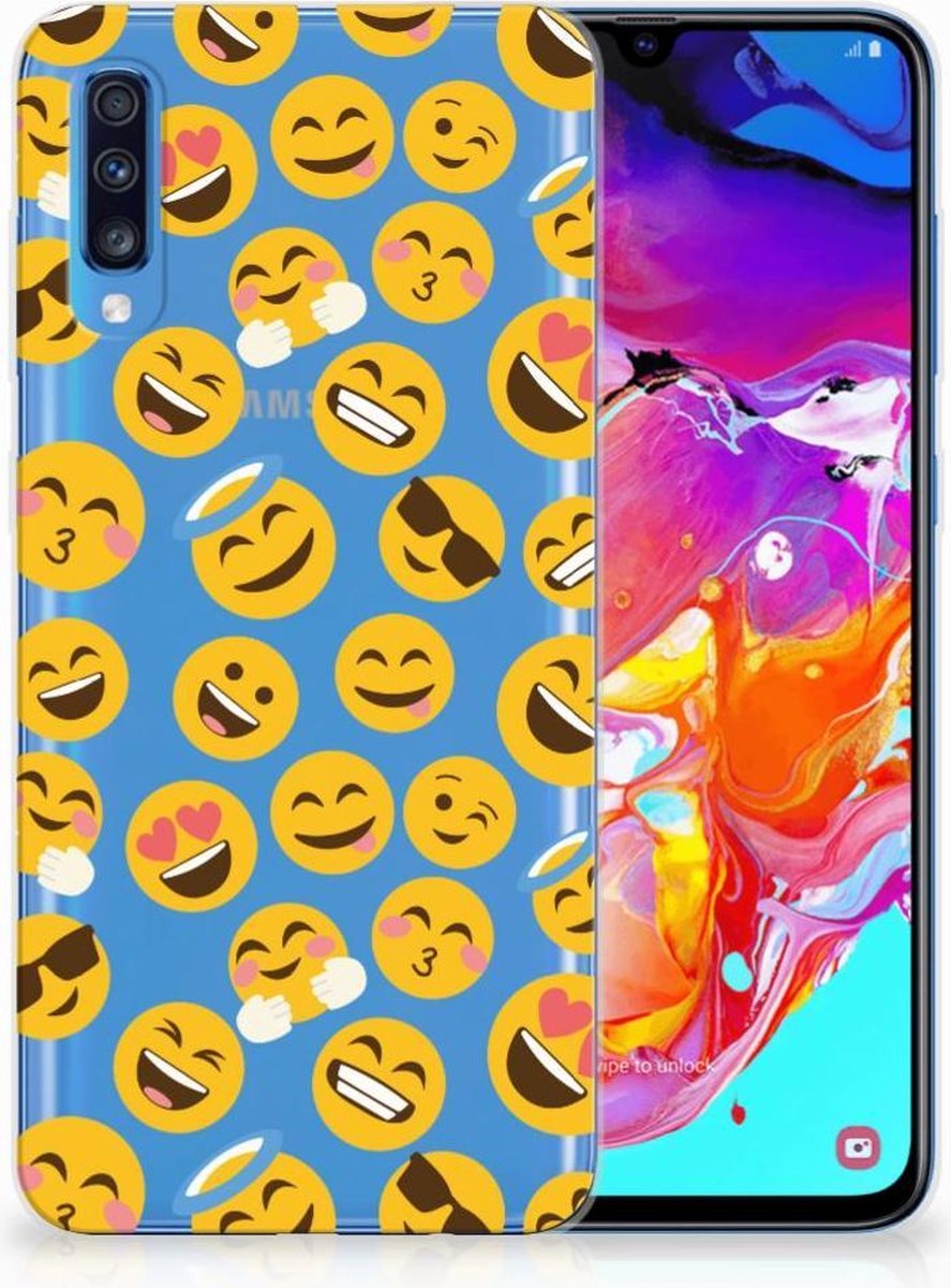 Samsung Galaxy A70 TPU bumper Emoji