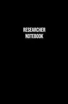 Researcher Notebook - Researcher Diary - Researcher Journal - Gift for Researcher