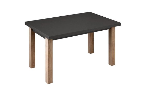 Meubella Eettafel Eetkamertafel Monaco Eiken Grijs 160 Cm Bol Com